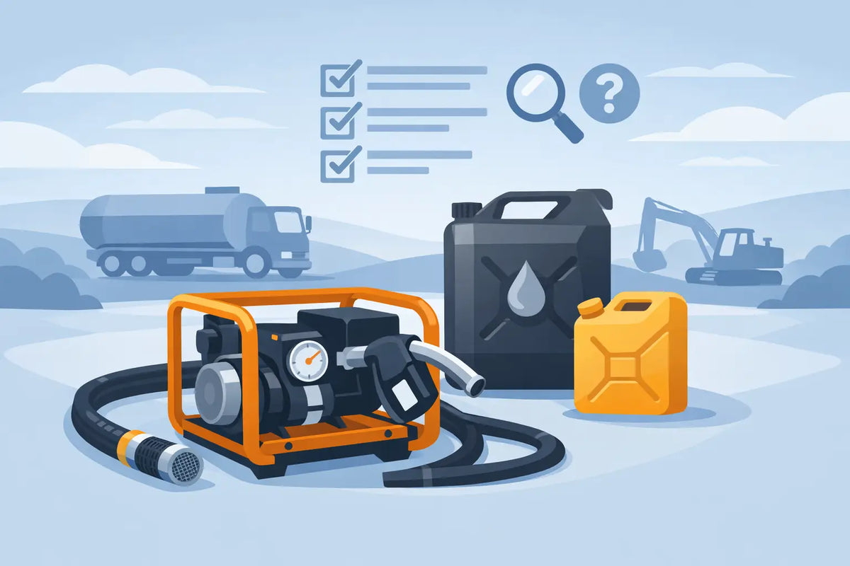 Test av portabel dieselpump - så väljer du rätt