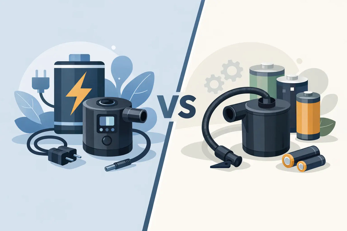 Uppladdningsbar pump vs batteripump - rätt val