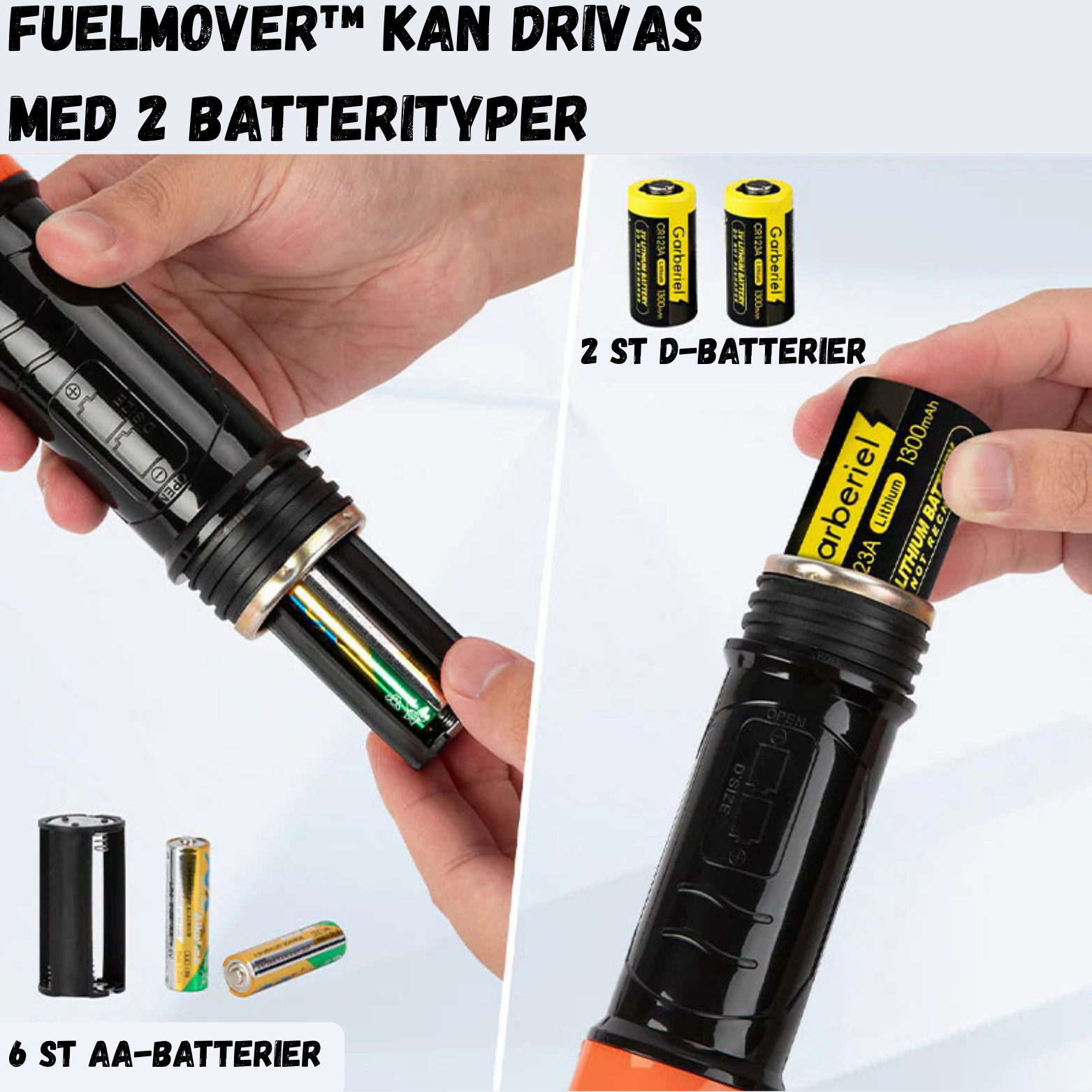 FuelMover - Tanka mängder utan att lyfta en dunk