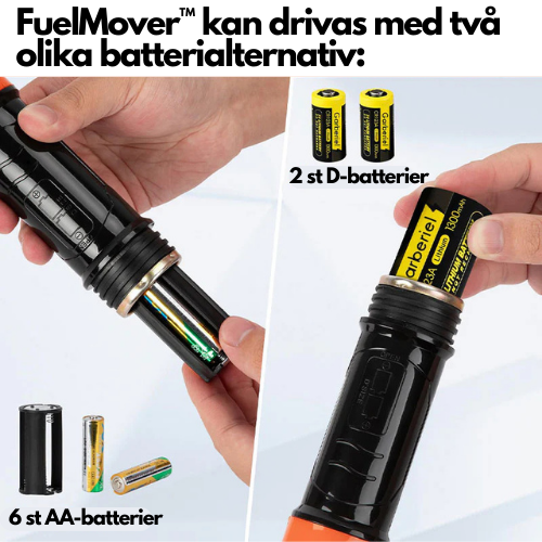 FuelMover - Tanka mängder utan att lyfta en dunk
