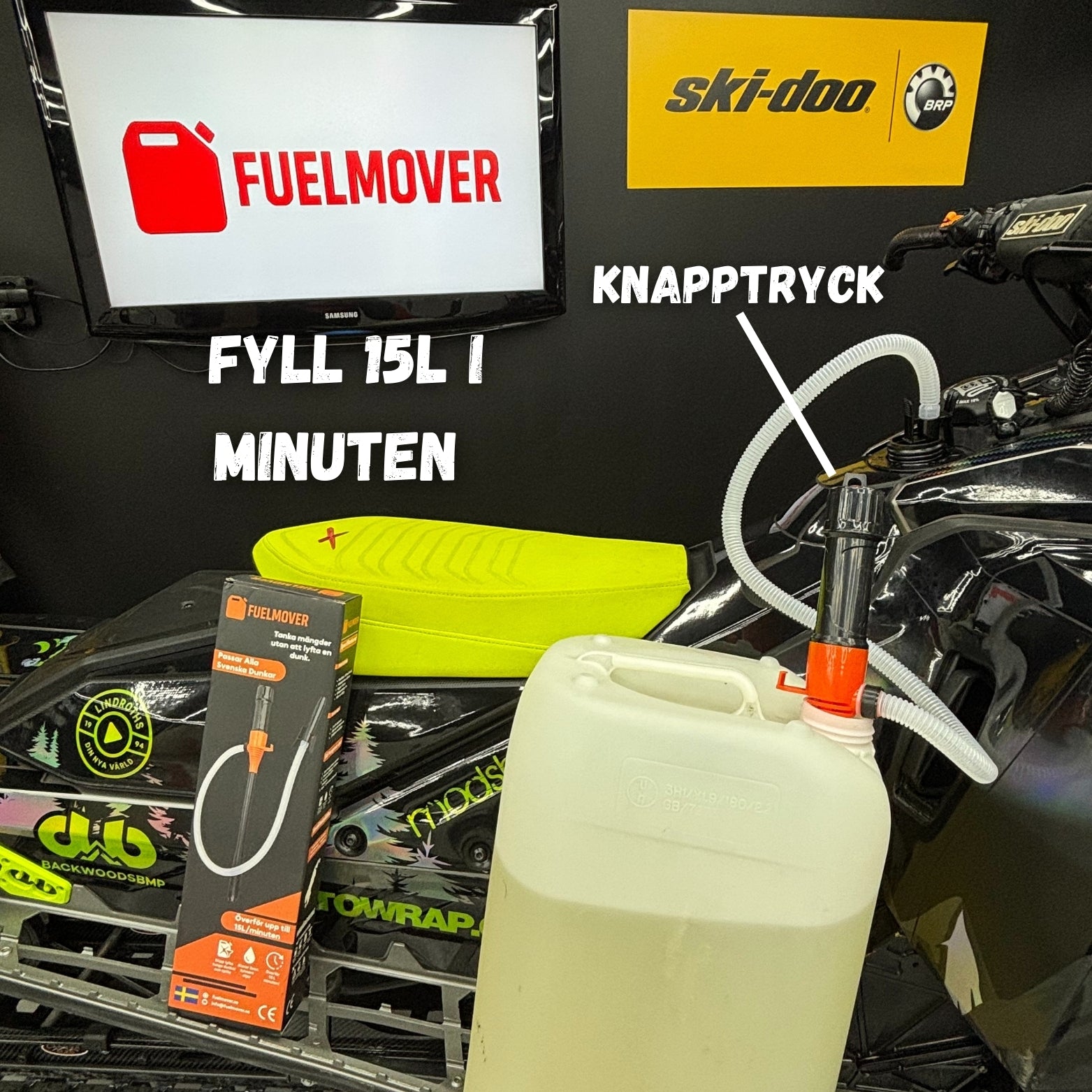 FuelMover - Tanka mängder utan att lyfta en dunk