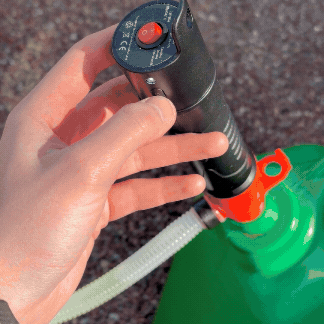 FuelMover Recharge - Tanka utan att byta batterier.